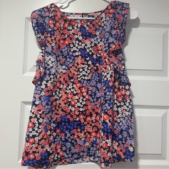Juicy Couture Multicolor Floral Top - Picture 1 of 6
